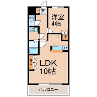 ポミエ【2階】の間取り