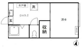 平川荘【2階】の間取り