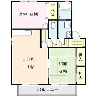 シャルムIV【1階】の間取り