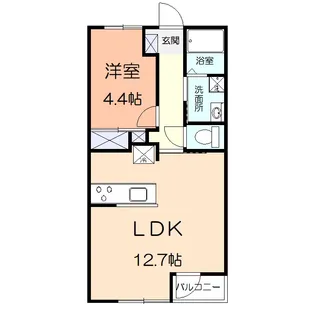 フォンテーヌあずまIII【2階】の間取り
