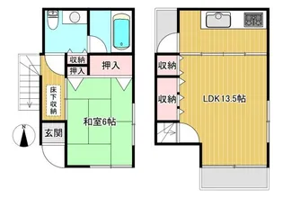 ハウスUU【2階】の間取り