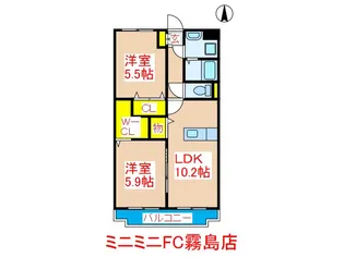 フォレスト7【3階】の間取り