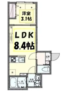 リディアコート北越谷【3階】の間取り
