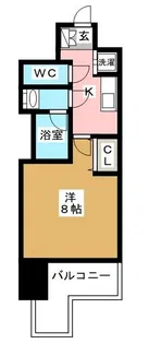 ベラジオ五条堀川II【7階】の間取り