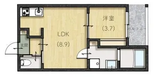 le Lien広町田【3階】の間取り