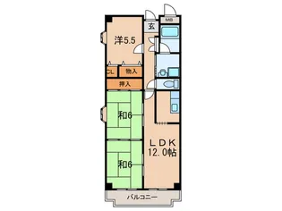 ソシア7【3階】の間取り