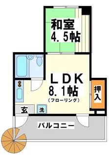 アイダアパート 当店限定物件【2階】の間取り