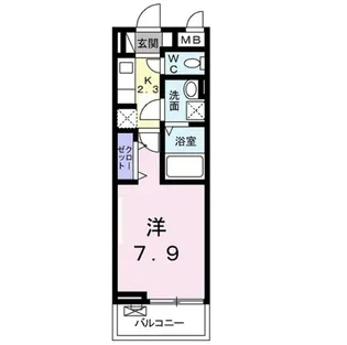 ブルーム ヒル タイチ【3階】の間取り