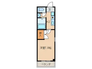 O.Nマンション【3階】の間取り