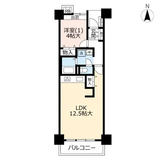 URサンヴァリエ日吉【2階】の間取り