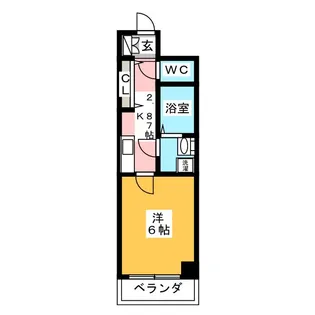 新井ビルローズハイツ【1階】の間取り