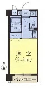 ブライティ助信【3階】の間取り