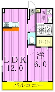 MERIDIAN松戸【1階】の間取り