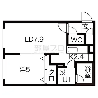 Qualia栄通 クオリア栄通【4階】の間取り