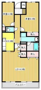 グランフォーレ【2階】の間取り