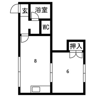 コンフォート西宮の沢【3階】の間取り