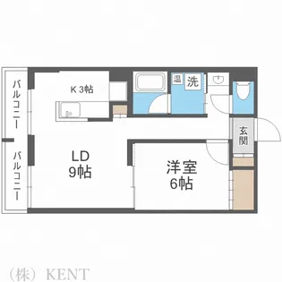 プルミエールメゾン南円山【3階】の間取り