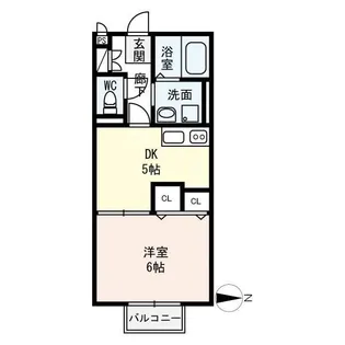 タウンコート大森【1階】の間取り