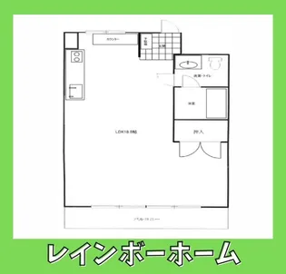 マンション第八松戸【1階】の間取り