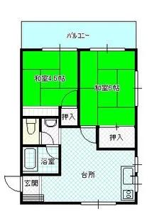 第二豊マンション【3階】の間取り