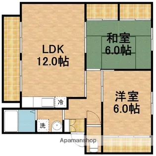 リバティエルセーヌ【2階】の間取り