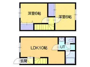 アメニティ清水の間取り