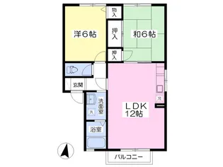 ウィルコート桜台【2階】の間取り