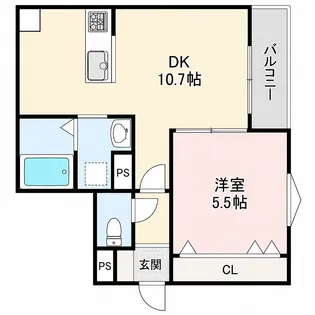 LYCKA【1階】の間取り