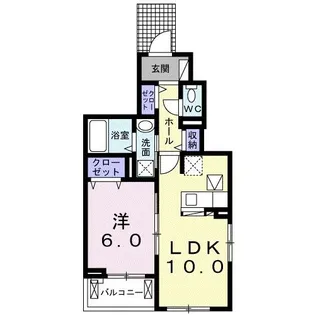 ブローテ II【1階】の間取り