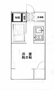 エスカイア東青梅 第5【6階】の間取り