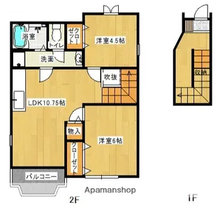プラシード【2階】の間取り