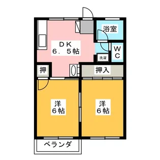 コーポジェントリーA【1階】の間取り