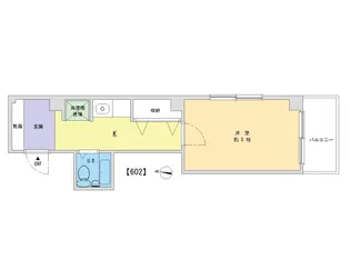 山本ビル【6階】の間取り