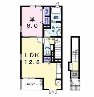 フランコリーヌ【2階】の間取り