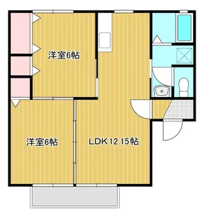 グリシーナ【2階】の間取り