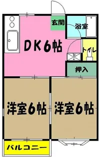 メゾンドエミネンス【1階】の間取り