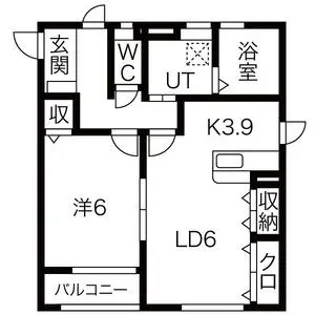 フォー シーズンズ【2階】の間取り