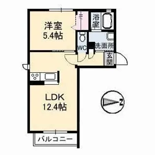 プリマ・クラッセ A棟【2階】の間取り