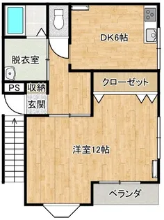 ウエストタウンIII【2階】の間取り