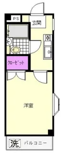 シャンプル井上【2階】の間取り