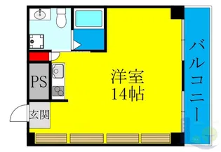メゾンガロパンI【3階】の間取り