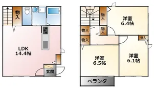 アイエフハイツ甲子園IIIの間取り