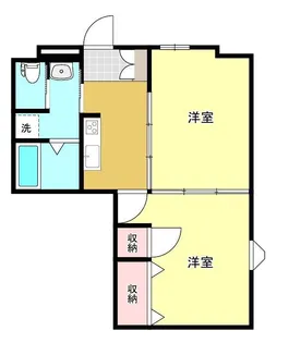 ハイマウント新白河II【2階】の間取り