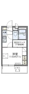 レオパレスファミール加賀【3階】の間取り