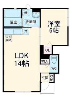 グランツ【1階】の間取り