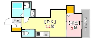 La vita 天神川 Due【2階】の間取り