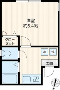 レザン【2階】の間取り
