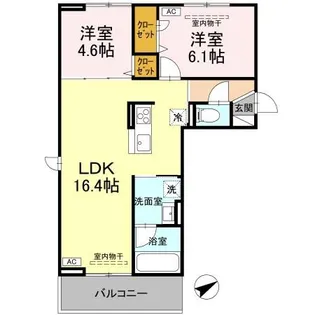 Casa Molti【3階】の間取り