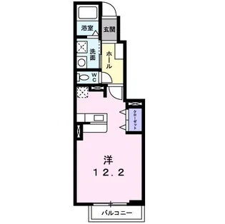 セレーノデーア【1階】の間取り