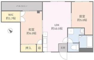 コーポリリック行徳【3階】の間取り